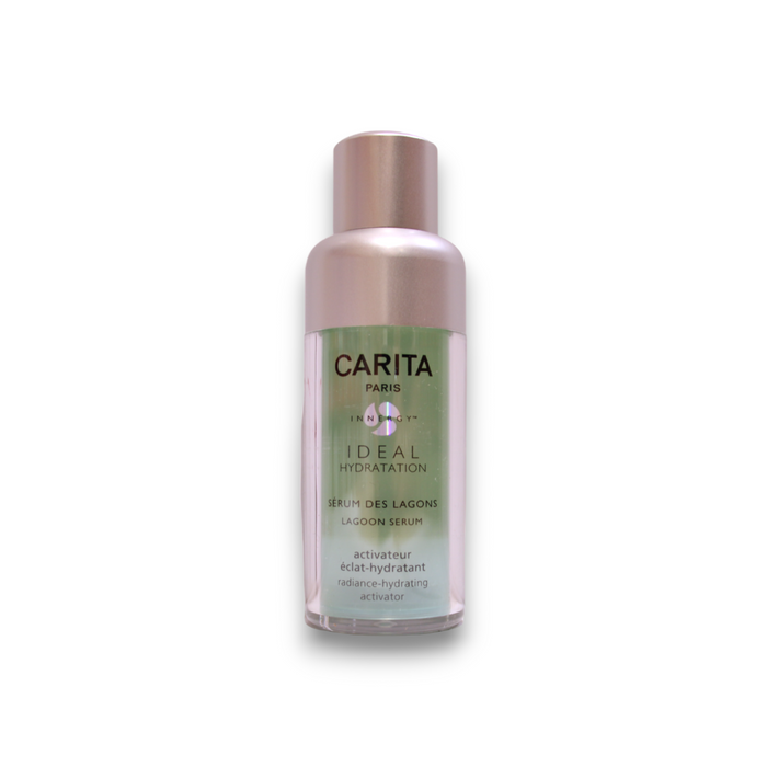 Ser de față Carita Paris Ideal Hydratation, cu apă de lagună polineziană, hidratant, pentru față și gât, 30 ml, tester