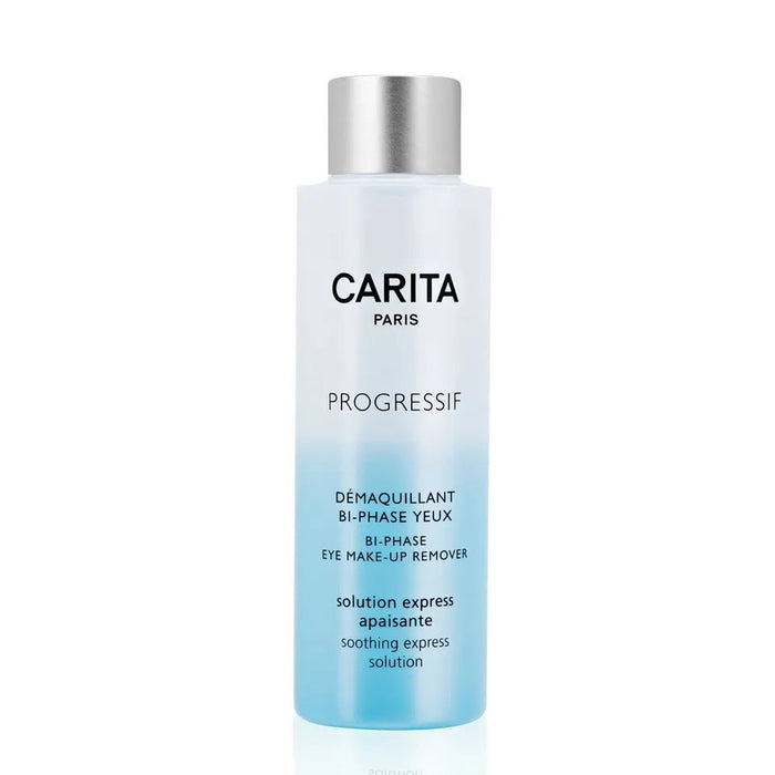 Loțiune demachiantă Carita Paris Progressif, bifazică pentru ochi, fără ulei, 125 ml