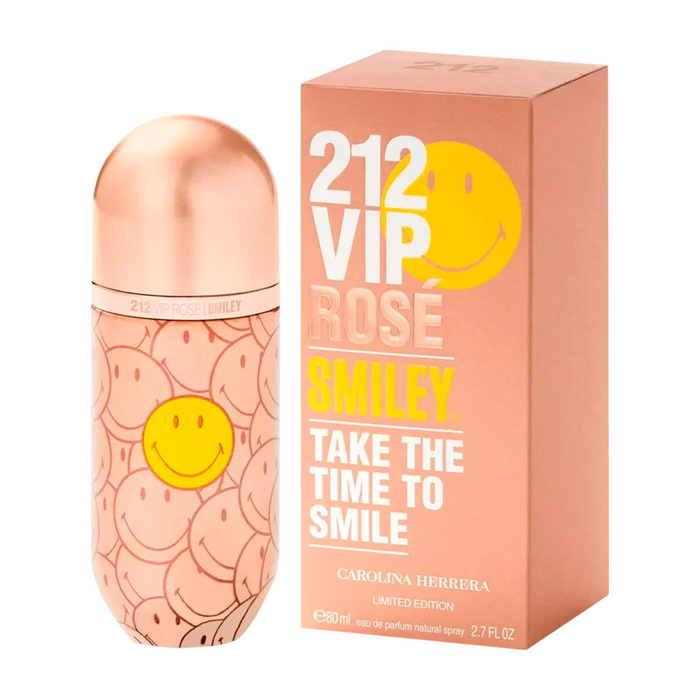 Apă de parfum Carolina Herrera 212 Vip Rose Smiley, pentru femei, 80 ml