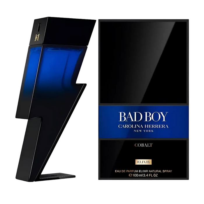 Apă de parfum Carolina Herrera Bad Boy Cobalt Elixir, pentru bărbați, 100 ml