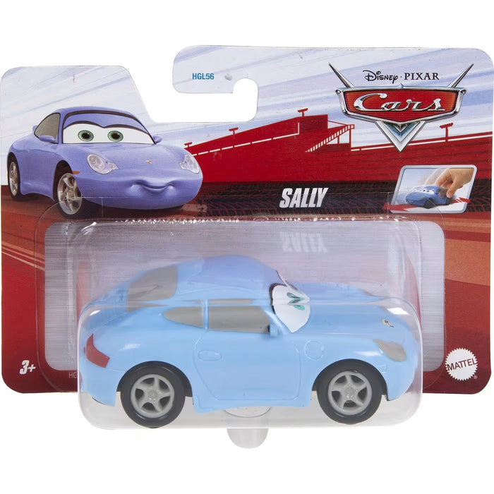 Mașinuță Mattel Cars 3, Sally, sistem pullback, scara 1:43, 3+ ani
