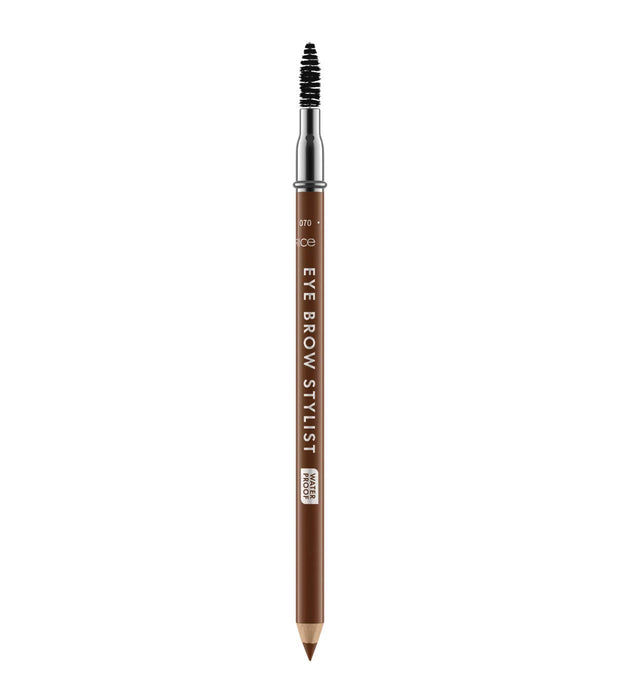 Creion pentru sprâncene Catrice Eye Brow Stylist, rezistent la apă, cu perie 2-în-1, nuanța 070 Chestnut Charm, 1,4 g