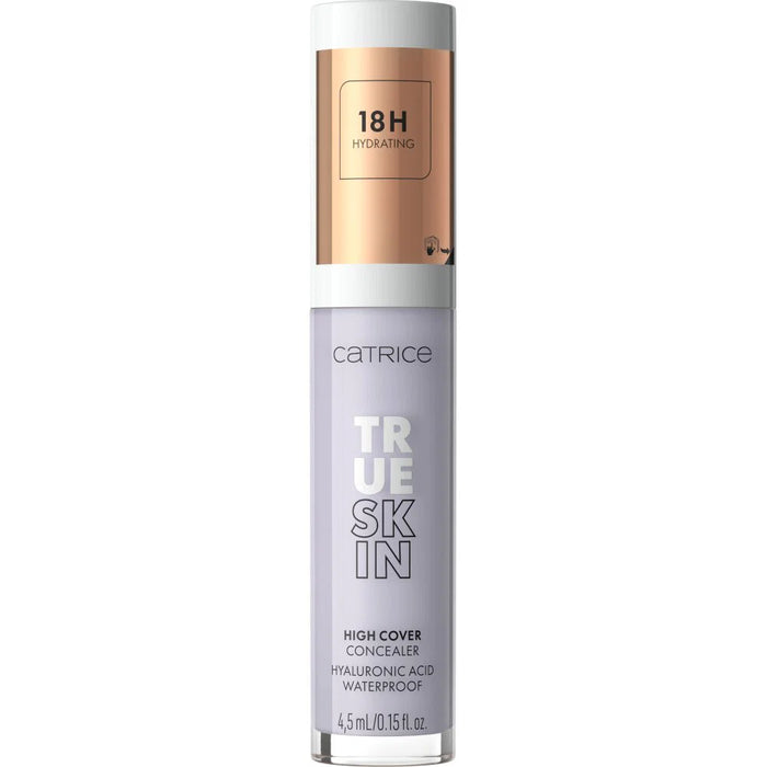 Corector lichid Catrice True Skin, rezistent la apă, acoperire mare, nuanța 400 CC Lavender, 4,5 ml