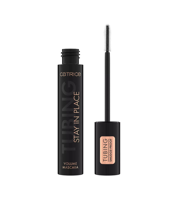 Mascara Catrice Tubing Stay In Place, pentru volum, nuanța 010 Panda-Proof Black, 11 ml