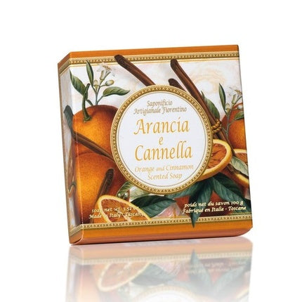 Săpun de baie cu portocală și scorțișoară, Saponificio Artigianale Fiorentino, 100g