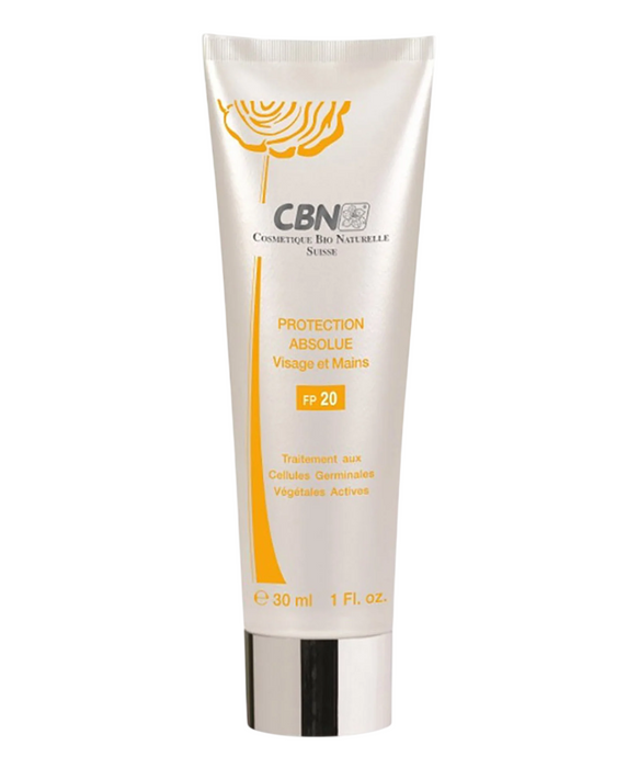Cremă de față și mâini CBN Protection Absolute, antipoluare, SPF 20, 30 ml