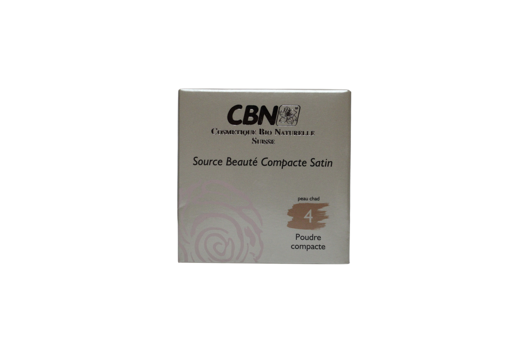 Fond de ten compact CBN Source Beauté, finisaj satinat, nuanța 4, 10 g