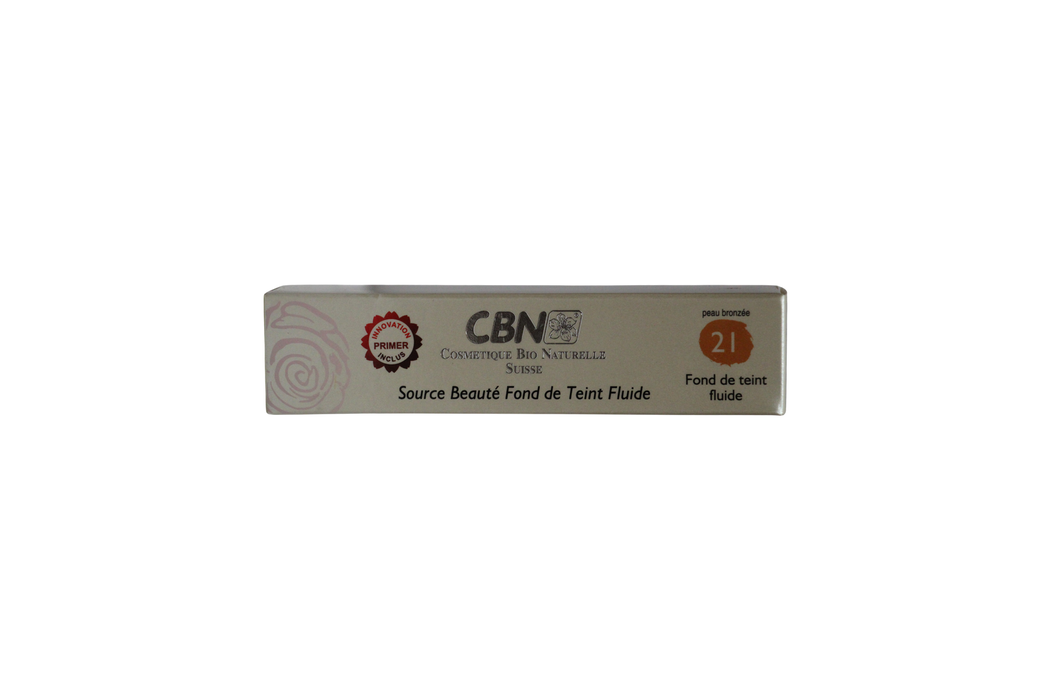 Fond de ten lichid CBN Source Beaute, finisaj satinat, nuanța 21, 30 ml