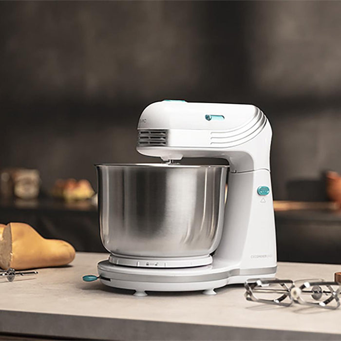 Mixer planetar Cecotec Cecomixer Easy White, 3 l, 6 trepte de putere, 5 funcții