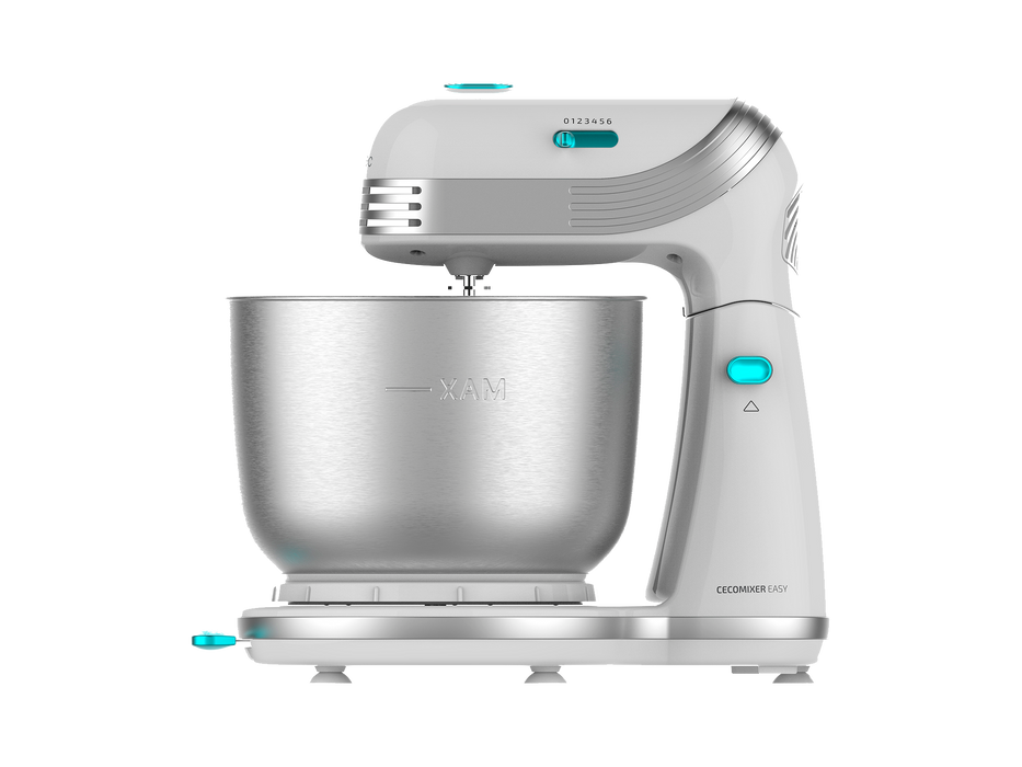 Mixer planetar Cecotec Cecomixer Easy White, 3 l, 6 trepte de putere, 5 funcții