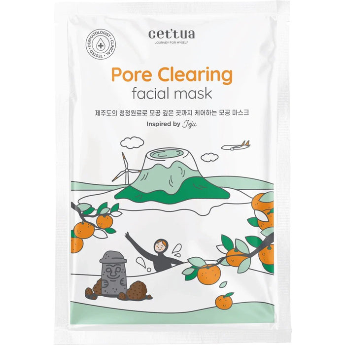 Mască facială Cettua Jeju, pentru curățarea porilor, 20 g