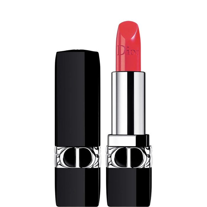 Ruj cremos Christian Dior Couture Colour, finisaj satinat, nuanța 028 Actrice, reîncărcabil, 3,5 ml