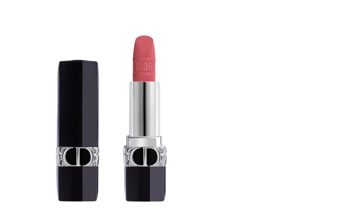 Ruj cremos Christian Dior Dior Rouge, finisaj satin mat, nuanța 564 Leopard roz, 3,5 g