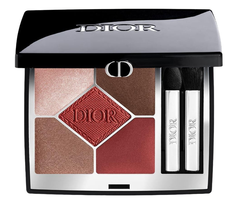 Paletă de farduri de ochi Christian Dior Diorshow, nuanța 673 Tartan roșu, 5 nuanțe, 7 g