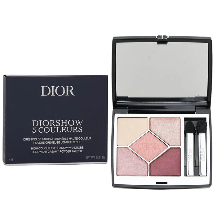 Paletă de farduri de pleoape Christian Dior Diorshow 5 Couleurs, nuanța 743 Tul roz, 5 nuanțe, 7 g