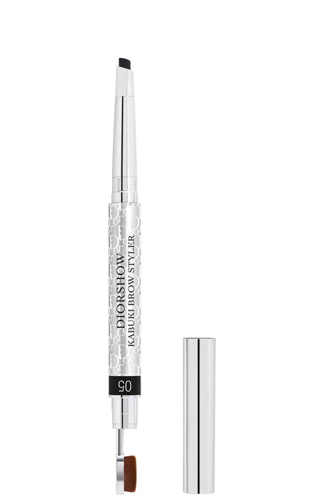 Creion pentru sprâncene Christian Dior Diorshow Kabuki, cu perie, nuanța 05 Negru, 0,09 g
