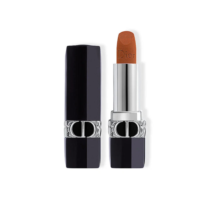 Ruj cremos Christian Dior Couture Colour, efect catifelat, nuanța 200 Atingere Nudă, 3,5 ml