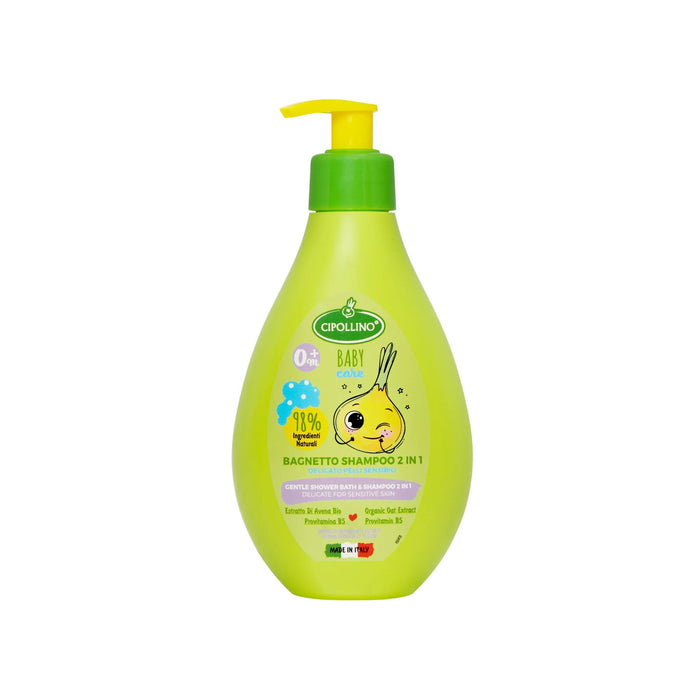 Gel de duș și șampon 2 în 1 Cipollino Baby Care, pentru copii, 250 ml