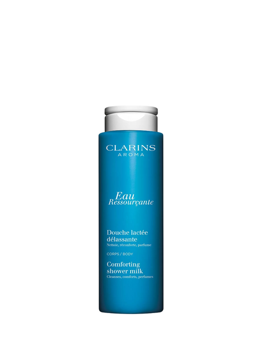 Lapte de duș Clarins Eau Ressourcante, pentru curățare și calmare, 200 ml