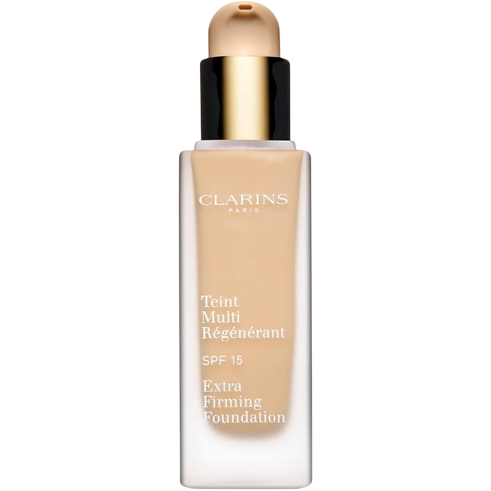 Fond de ten lichid Clarins Extra-Firming, antiîmbătrânire, nuanța 103 Fildeș, SPF 15, 15 ml, tester