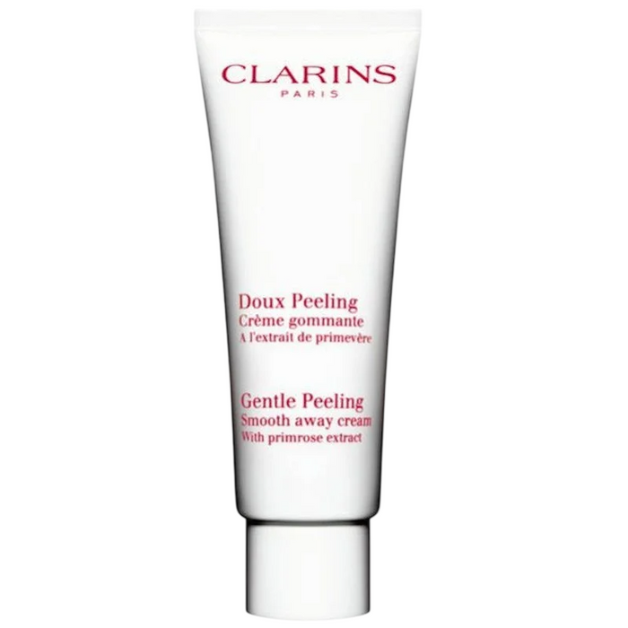 Cremă exfoliantă Clarins Gentle Peeling, cu extract de ciuboțica-cucului, 15 ml