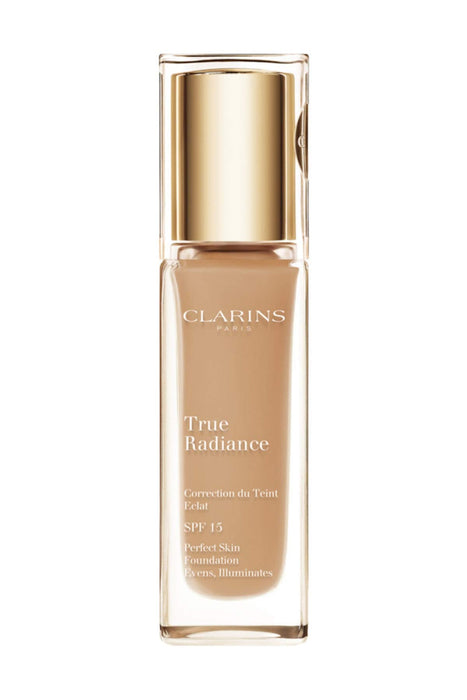 Fond de ten lichid Clarins True Radiance, SPF 15, 15 ml, tester