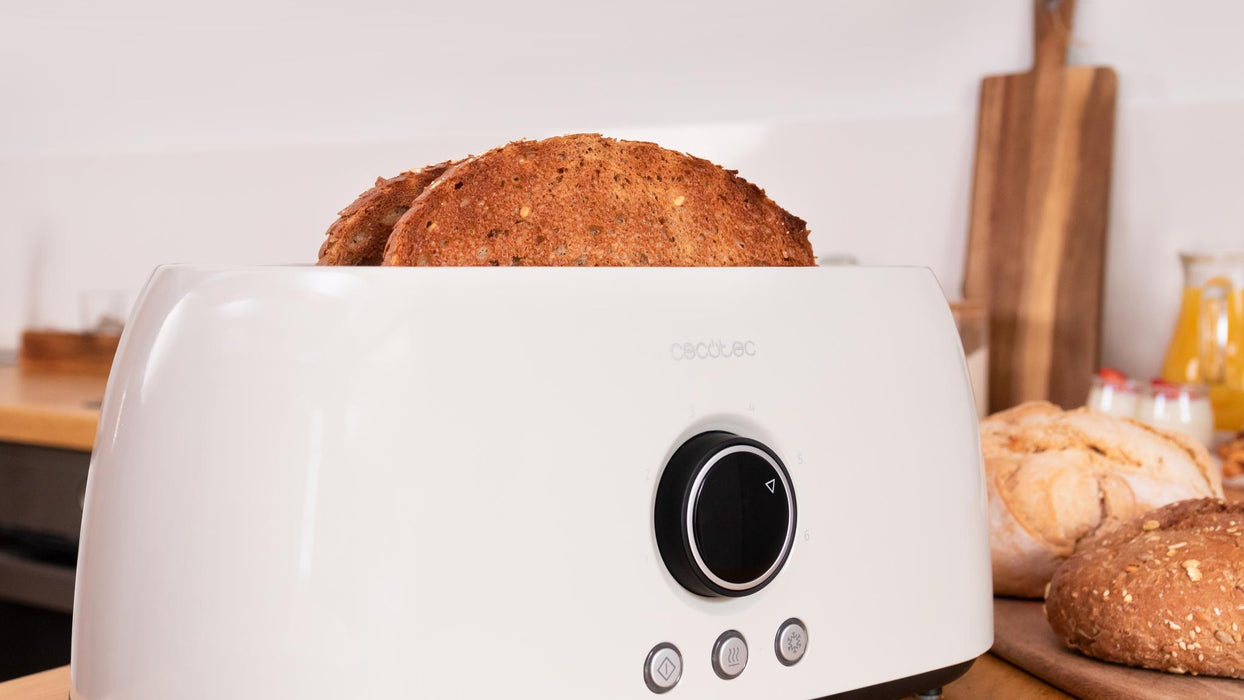 Prăjitor de pâine digital Cecotec ClassicToast 15000 Beige Extra Double, 1500 W, 4 felii, bej