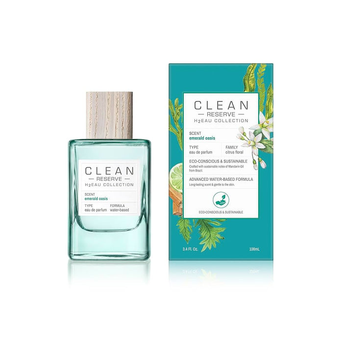 Apă de parfum Clean H2Eau Emerald Oasis, unisex, 100 ml