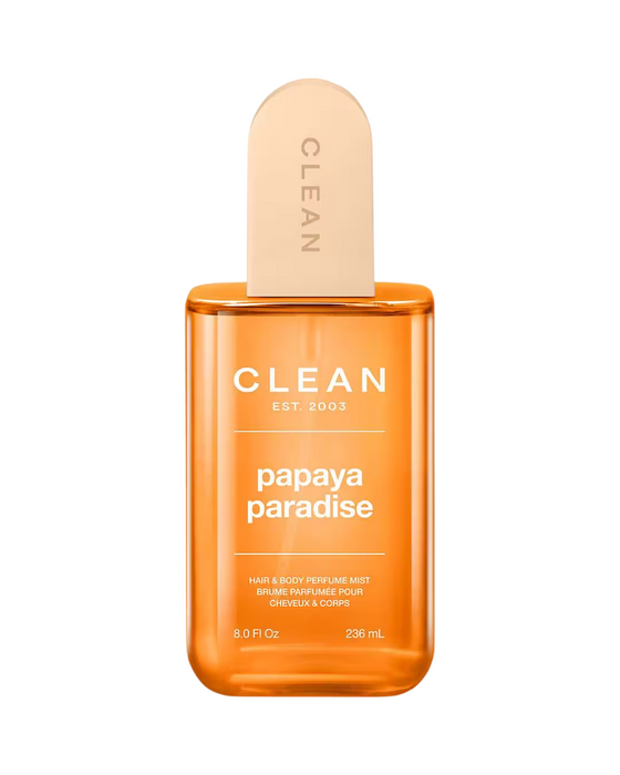 Ceață parfumată pentru păr și corp Clean Papaya Paradise, 236 ml