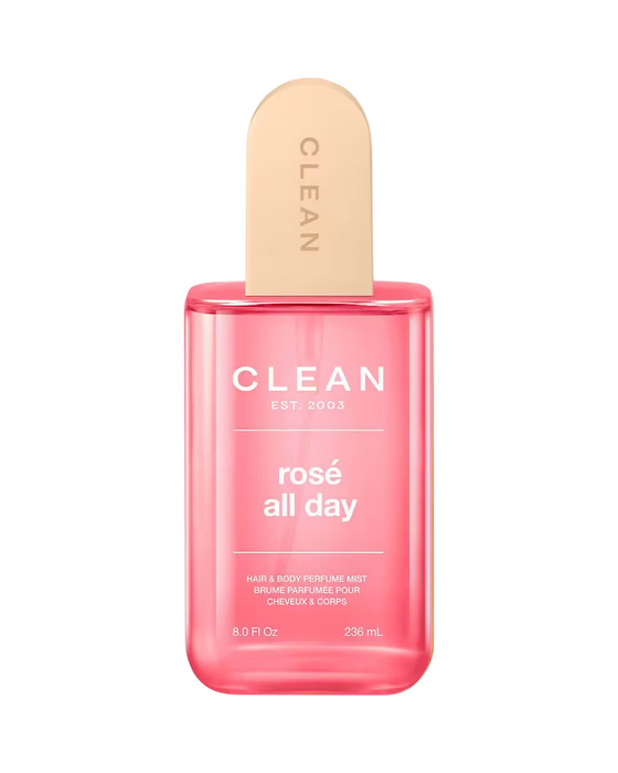Ceață parfumată pentru păr și corp Clean Rose All Day, 236 ml