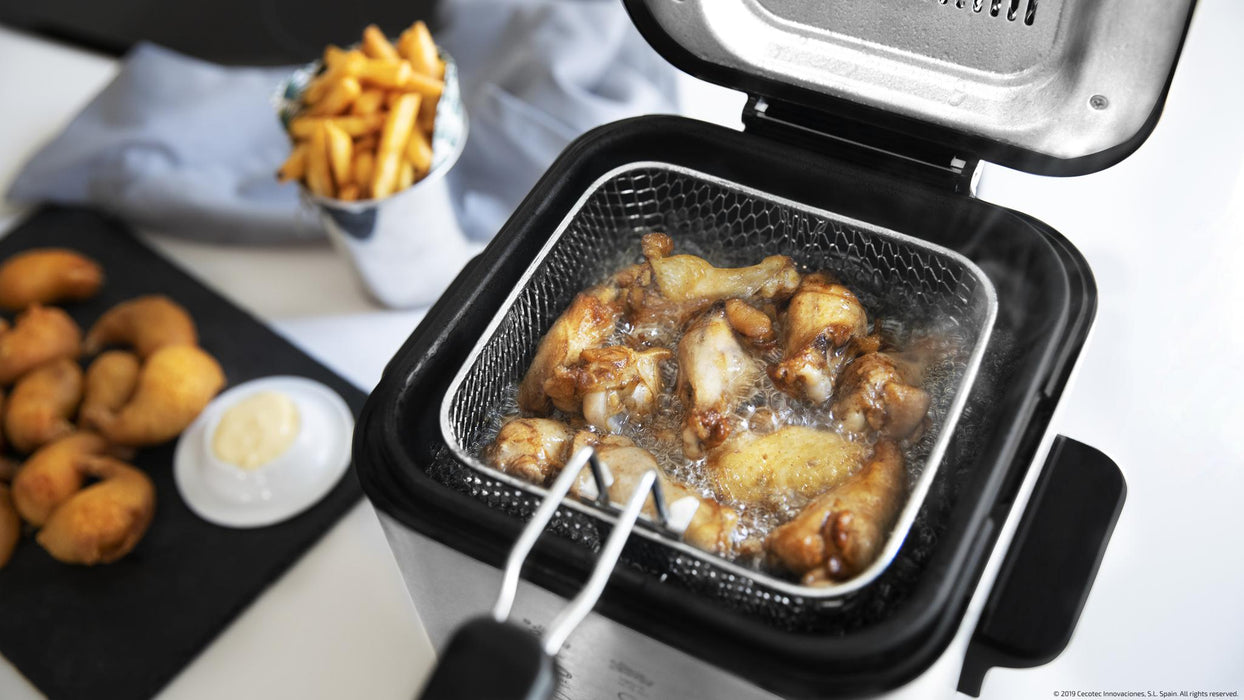Friteuză Cecotec CleanFry Infinity 1500, 1,5 l, 900 W, gri