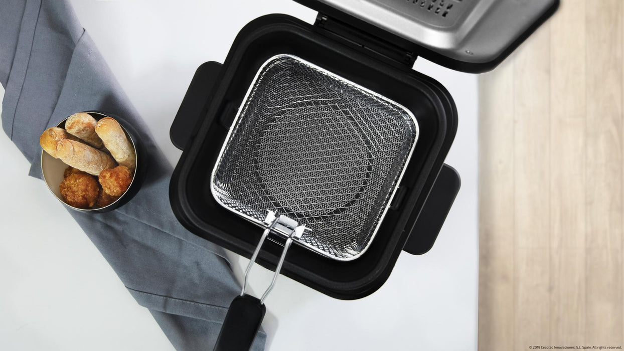 Friteuză Cecotec CleanFry Infinity 1500, 1,5 l, 900 W, gri