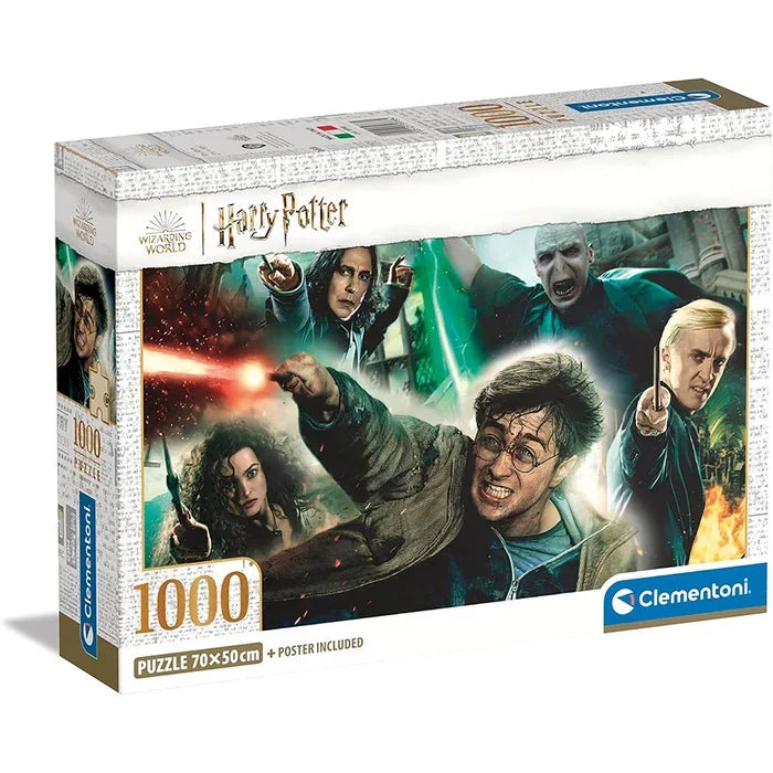 Puzzle Clementoni Harry Potter Compact, 1000 piese, 70 × 50 cm