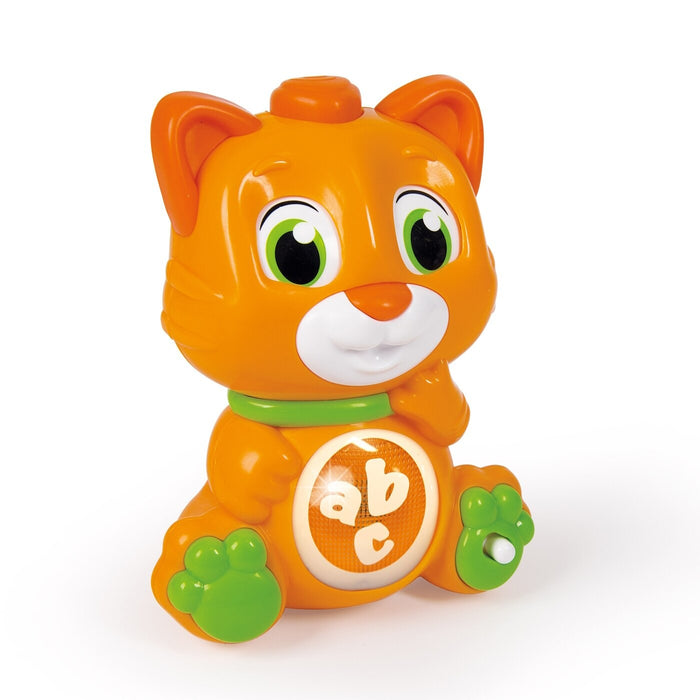 Jucărie interactivă Clementoni Meow Meow Emotions & Cuddles, pisică, lumini și sunete, 10–36 luni