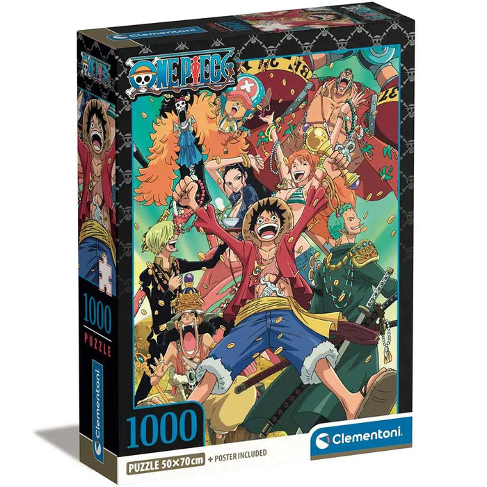 Puzzle Clementoni One Piece, 1000 piese, 50 x 70 cm