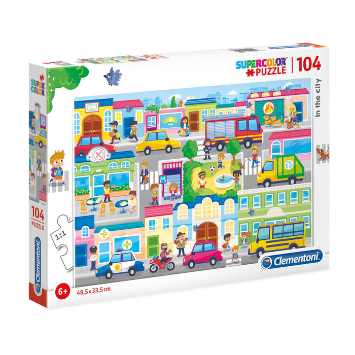 Puzzle Clementoni In The City, 104 piese, 6+