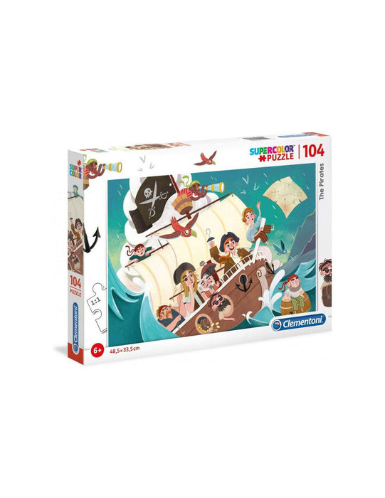 Puzzle Clementoni Pirates, 104 piese, 6+
