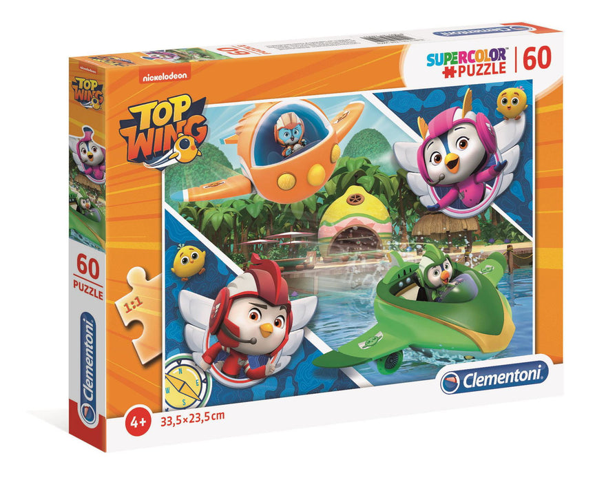 Puzzle Clementoni Supercolor Top Wing, 60 de piese, 4+ ani