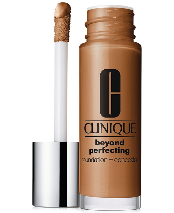 Fond de ten lichid și corector 2-în-1 Clinique Beyond Perfecting, fără parabeni, finisaj mat, nuanța 11 Honey, 30 ml, tester