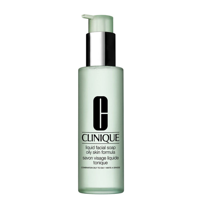 Săpun lichid pentru față Clinique Liquid Facial Soap, pentru ten gras, 200 ml