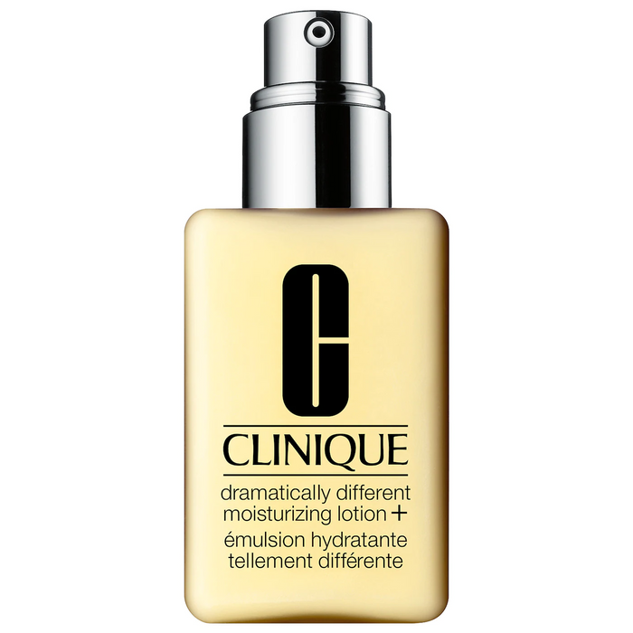 Loțiune de față Clinique Dramatically Different Lotion+, hidratantă, fără parfum, pentru zi și noapte, 125 ml, tester
