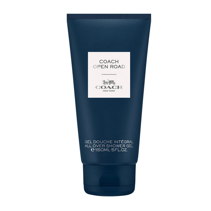 Gel de duș Coach Open Road, aromatic, lemnos, pentru toate tipurile de piele, 150 ml