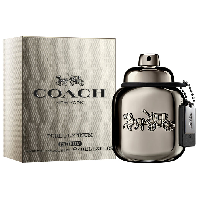 Extract de parfum Coach Pure Platinum, pentru bărbați, 40 ml
