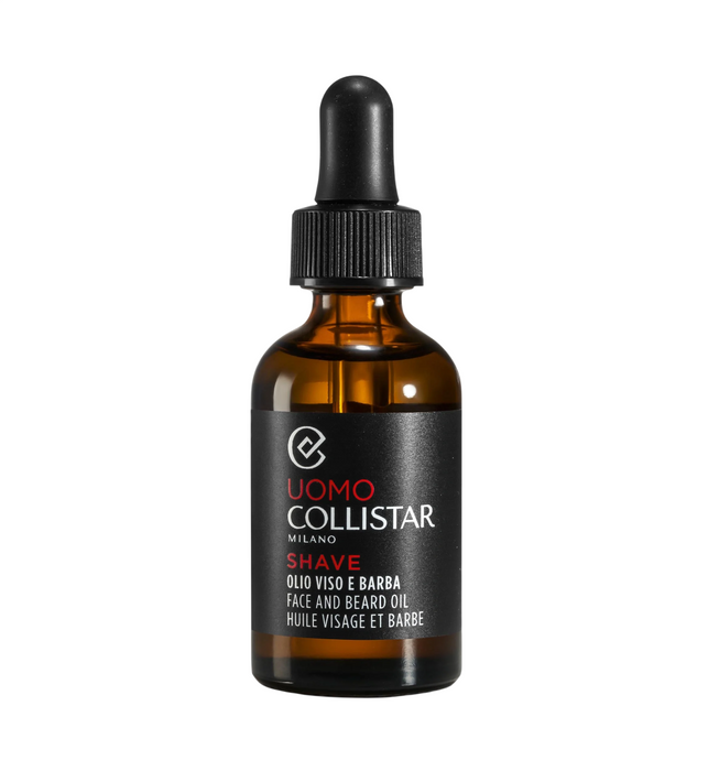 Ulei pentru față și barbă Collistar Uomo Shave, hidratant, 30 ml
