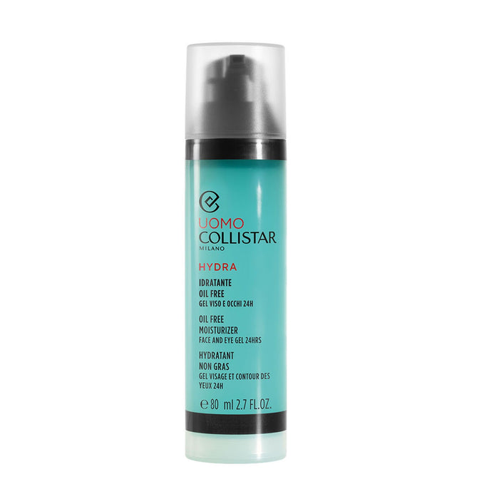 Gel hidratant pentru față și ochi Collistar Uomo Hydra, fără ulei, 80 ml