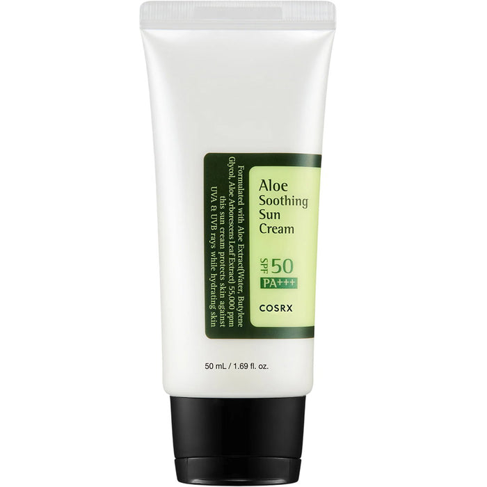 Cremă de protecție solară Cosrx Aloe Soothing Sun Cream, hidratantă, SPF 50 PA+++, 50 ml
