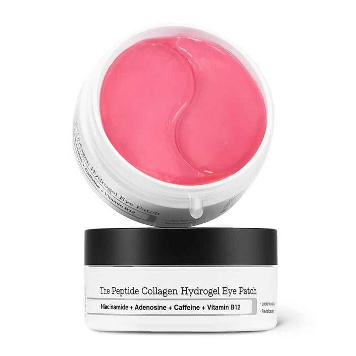 Plasturi hidrogel pentru ochi Cosrx The Peptide Collagen Hydrogel, cu niacinamidă, anticearcăn și antiumflare, 60 buc