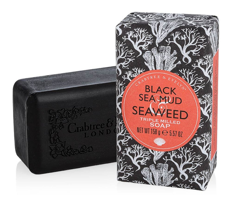 Săpun parfumat Crabtree & Evelyn Black Sea Mud and Seaweed, triplu măcinat, 158 g