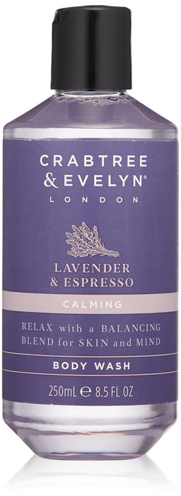Gel de duș Crabtree & Evelyn Lavender & Espresso, calmant, 250 ml