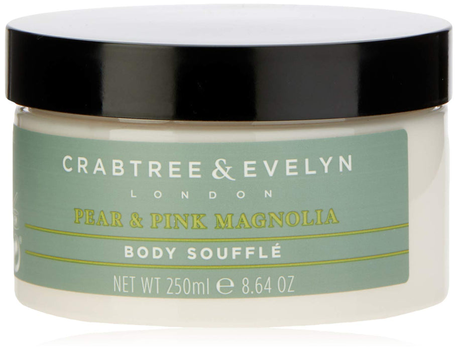 Sufleu de corp Crabtree & Evelyn Pear & Pink Magnolia, hidratant, 250 g